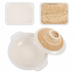 Горшок для приготовления HEMOTON 18 см керамический термостойкий для риса и тушения synthetic.ua - Фото 1