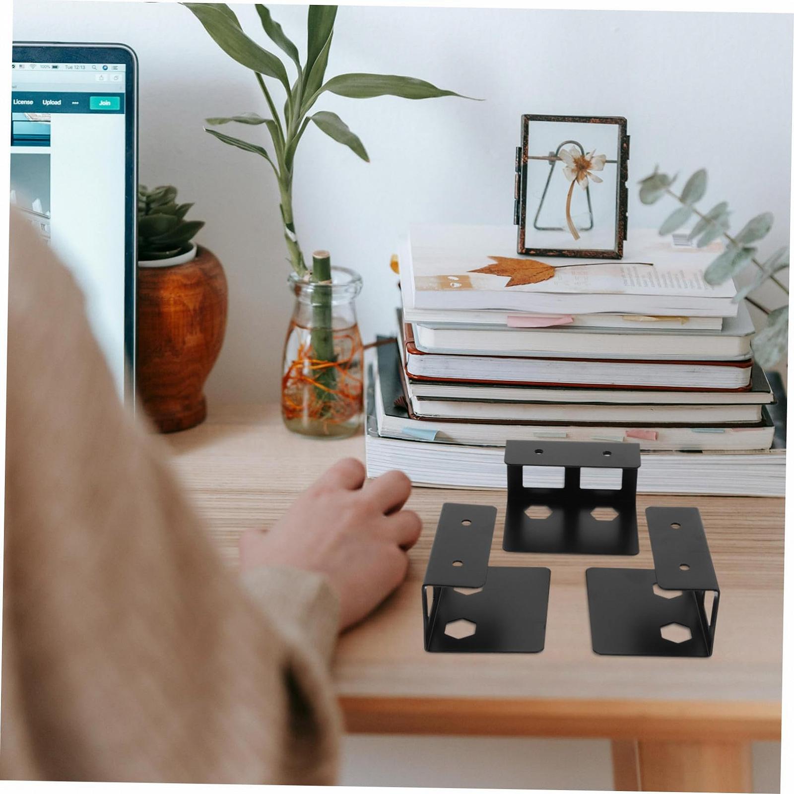 Тримач для ноутбука металевий стабільний для ноутбука з захисною підкладкою універсальна, фото №3 Тримач для ноутбука металевий стабільний для ноутбука з захисною підкладкою універсальна, фото №3