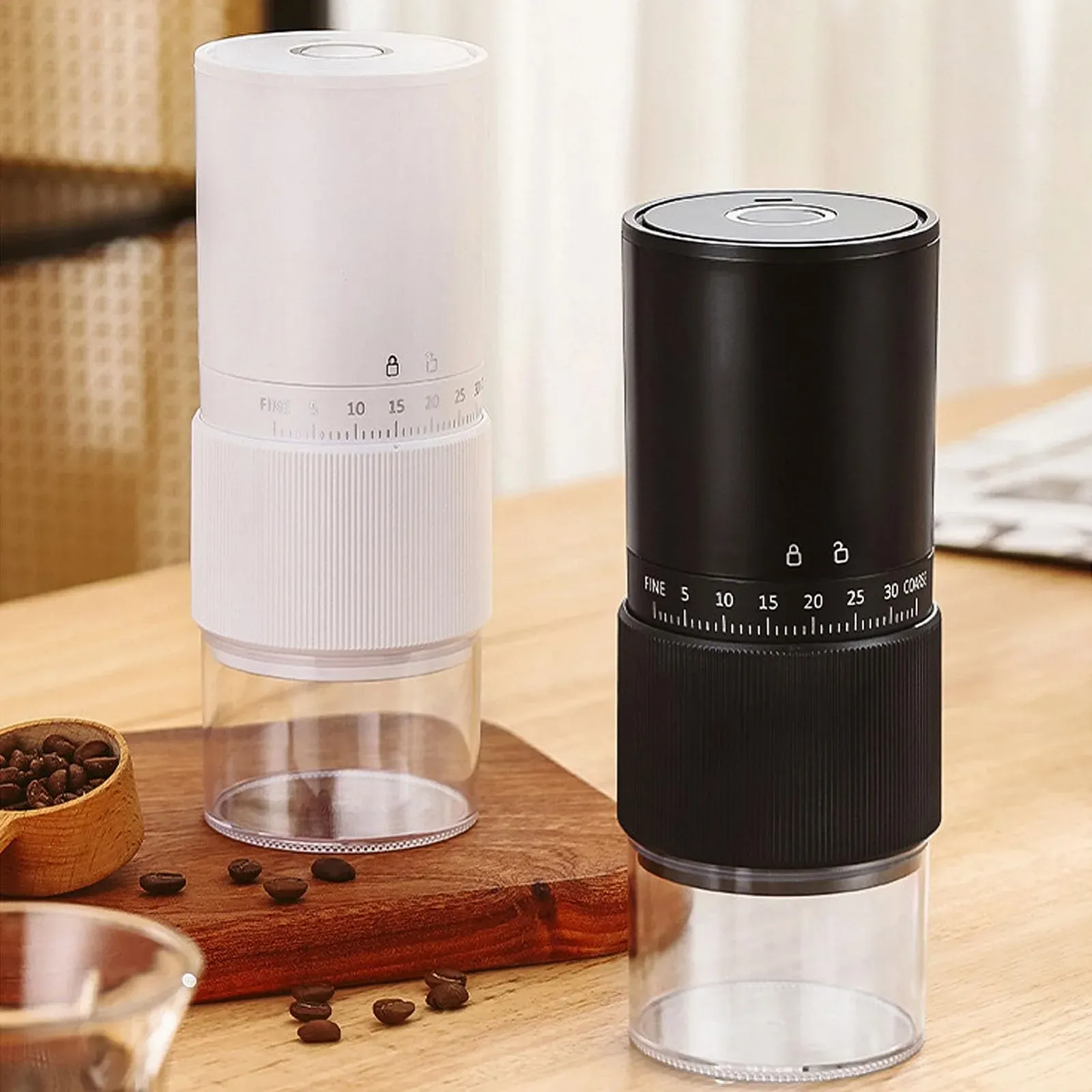 Кофемолка электрическая Без бренда Без серии Без модели Регулируемые настройки Белый, фото №2