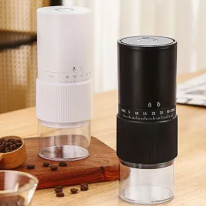 Кофемолка электрическая Без бренда Без серии Без модели Регулируемые настройки Белый synthetic.ua - Фото 1