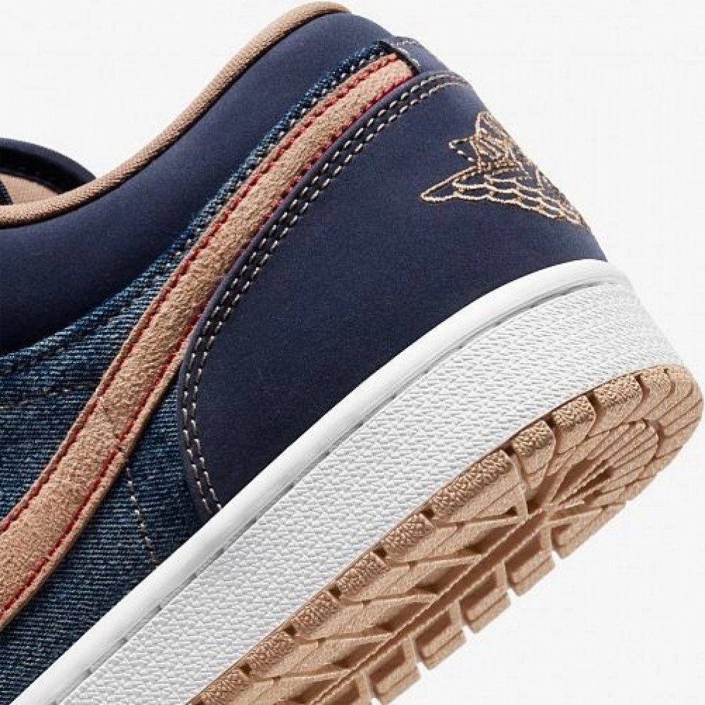 Кросівки Jordan 1 Low SE Denim 40.5, фото №7