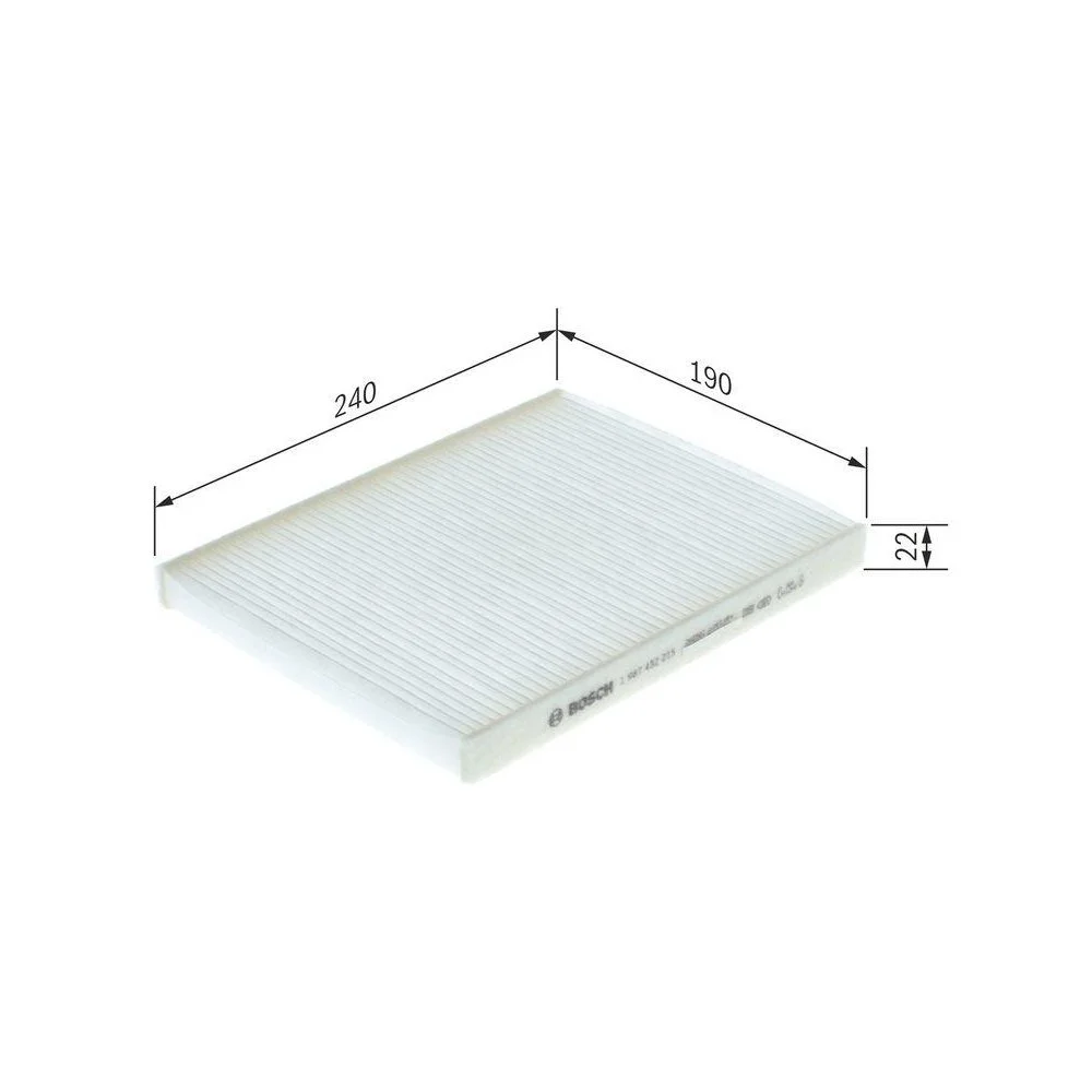 Фільтр салону BOSCH 1 987 432 215 FORD, фото №1