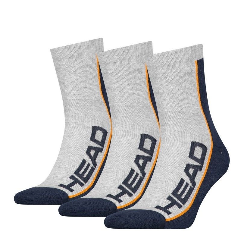 Носки Head Stripe Short Crew Синий, Серый 35-38, фото №1