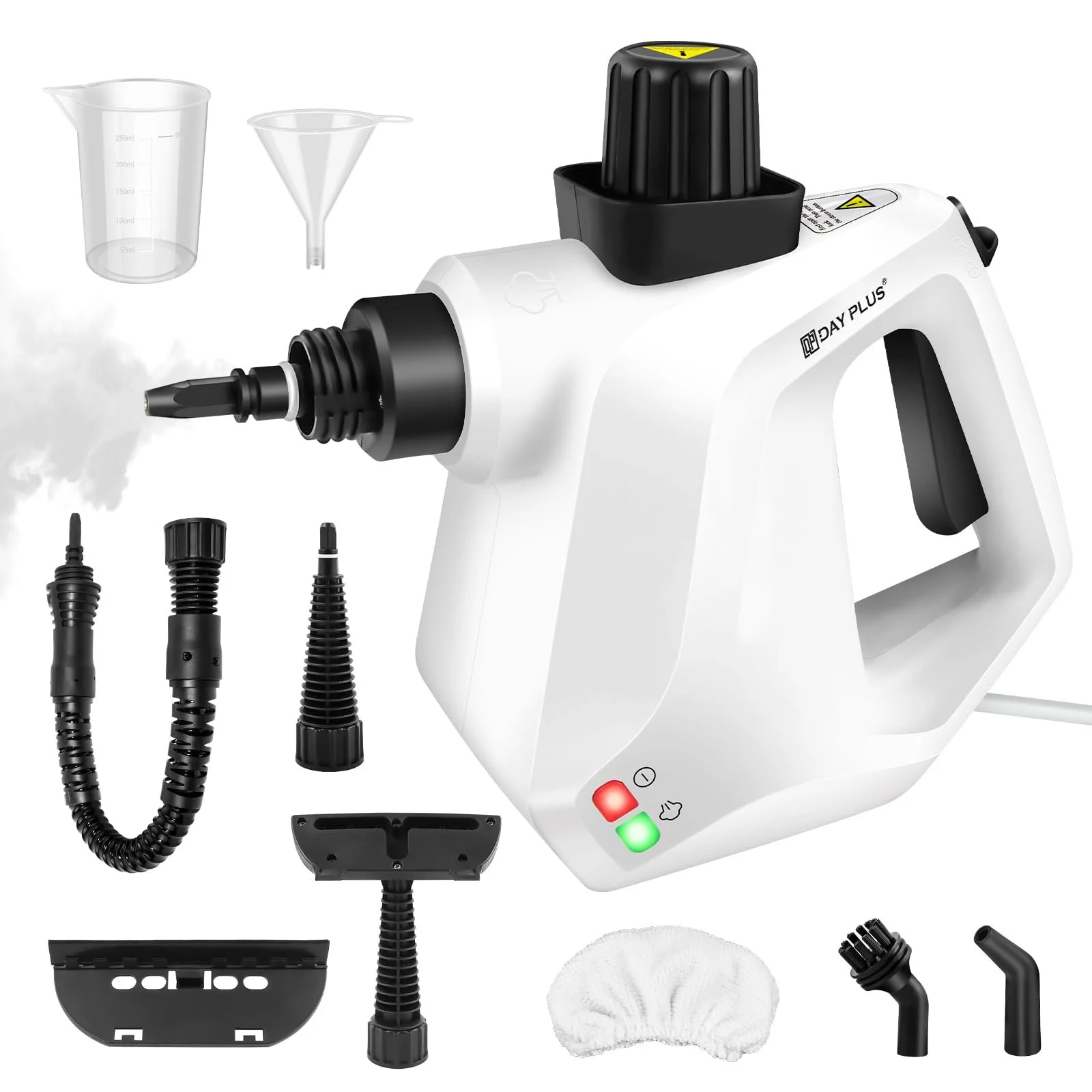 Пароочиститель ручной 9-в-1 1000W 400 мл 9 аксессуаров, фото №1