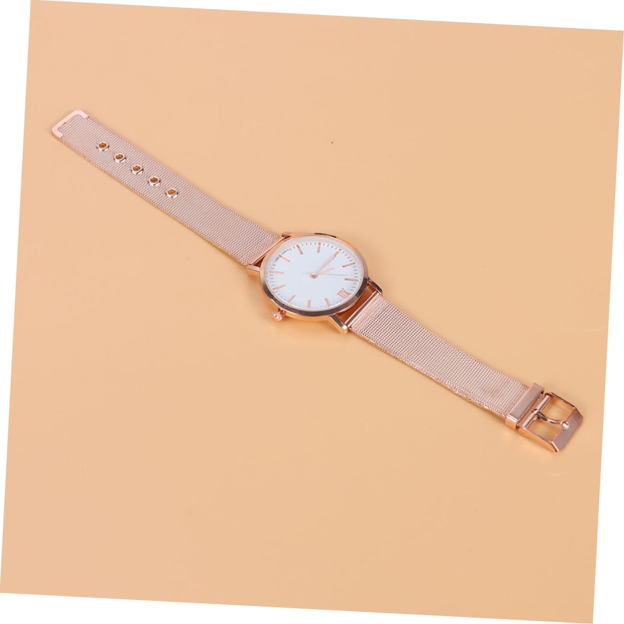 Часы Кварцевые LIFKOME C сетчатым браслетом, элегантные, Rose Gold, фото №2