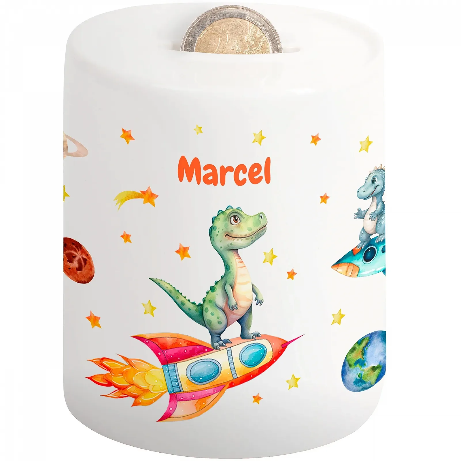 Скарбничка Dino Astronaut дитяча керамічна, фото №1
