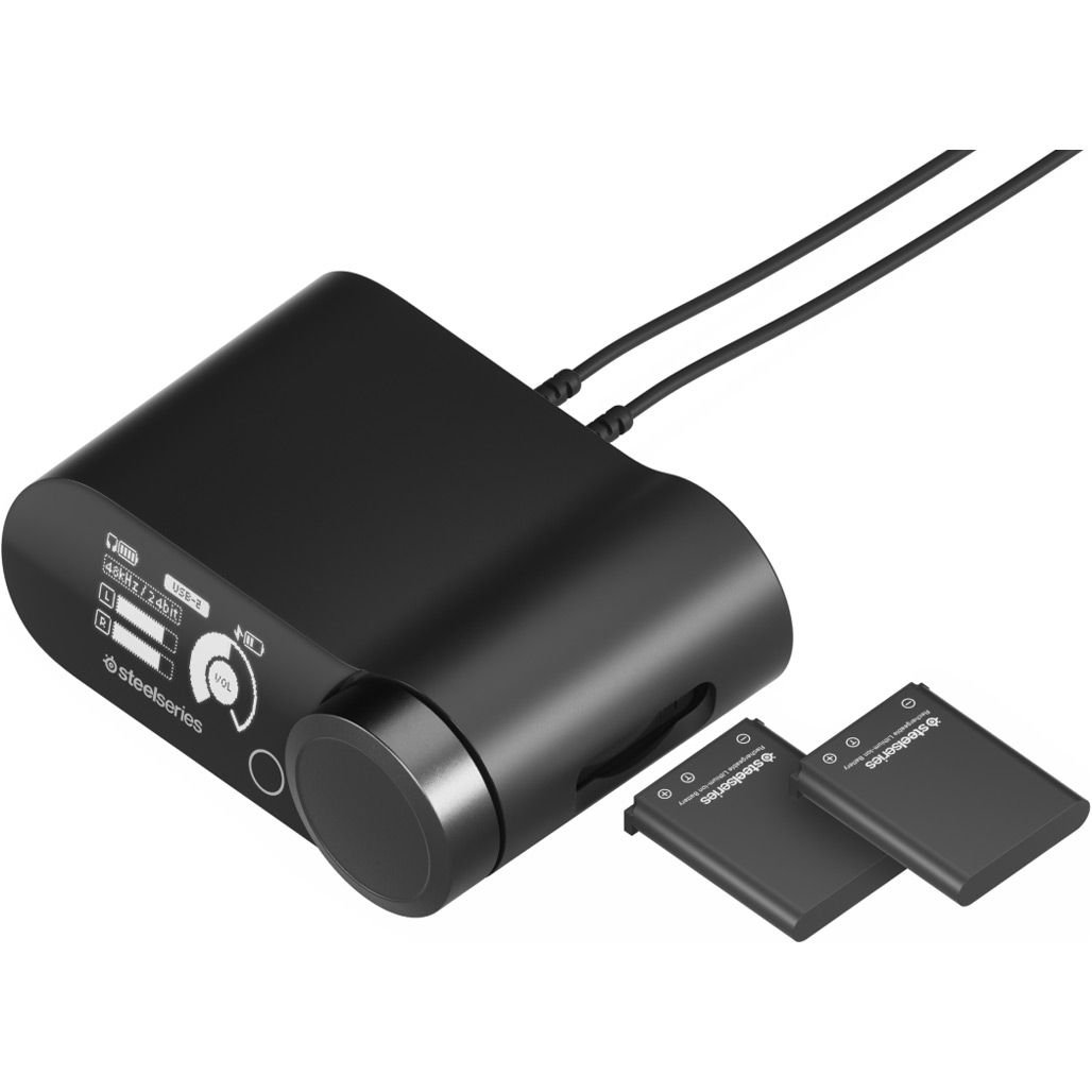 Геймерские беспроводные наушники SteelSeries Arctis Nova Pro Wireless / Bluetooth / Радиоканал / ANC / ENC / Быстрая зарядка / До 44 часов работы / Black (61520), фото №9