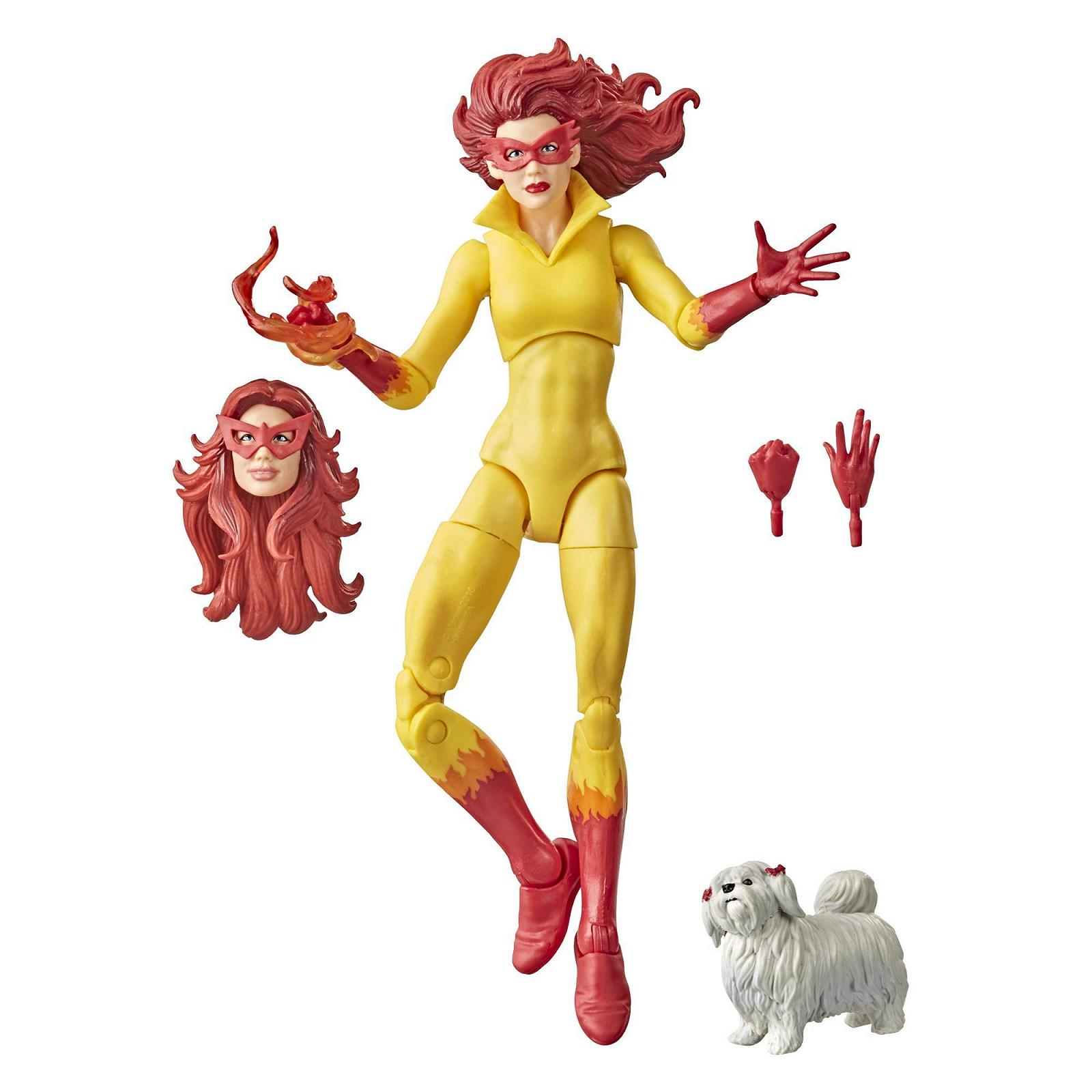 Екшн-фігурка X-Men Hasbro Marvel Legends Series Avengers 15 см Marvel's Firestar з собакою та 6 аксесуарами для дітей від 4 років, F02125L0, фото №1