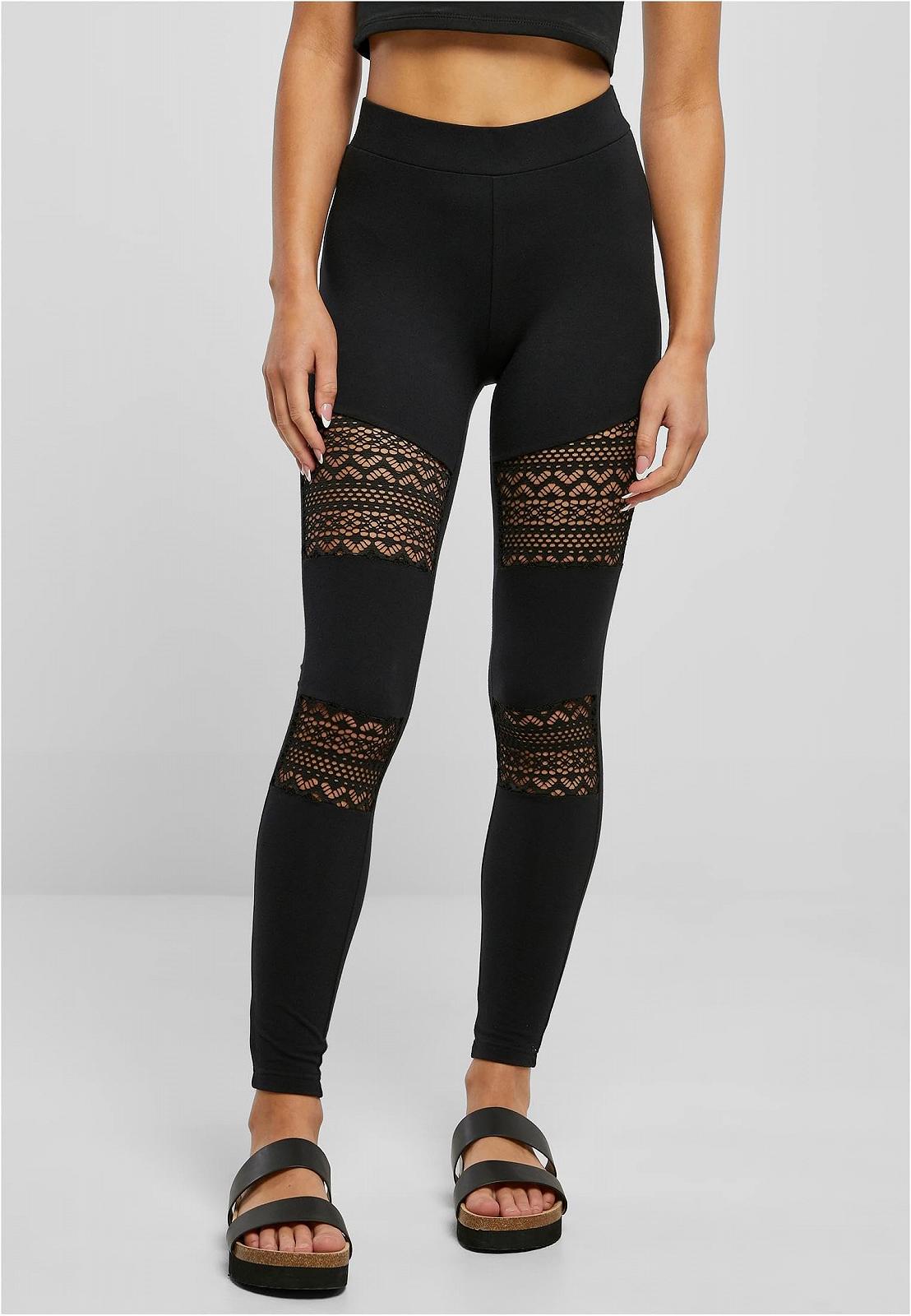 Легінси Urban Classics Ladies Crochet Lace Inset, фото №7