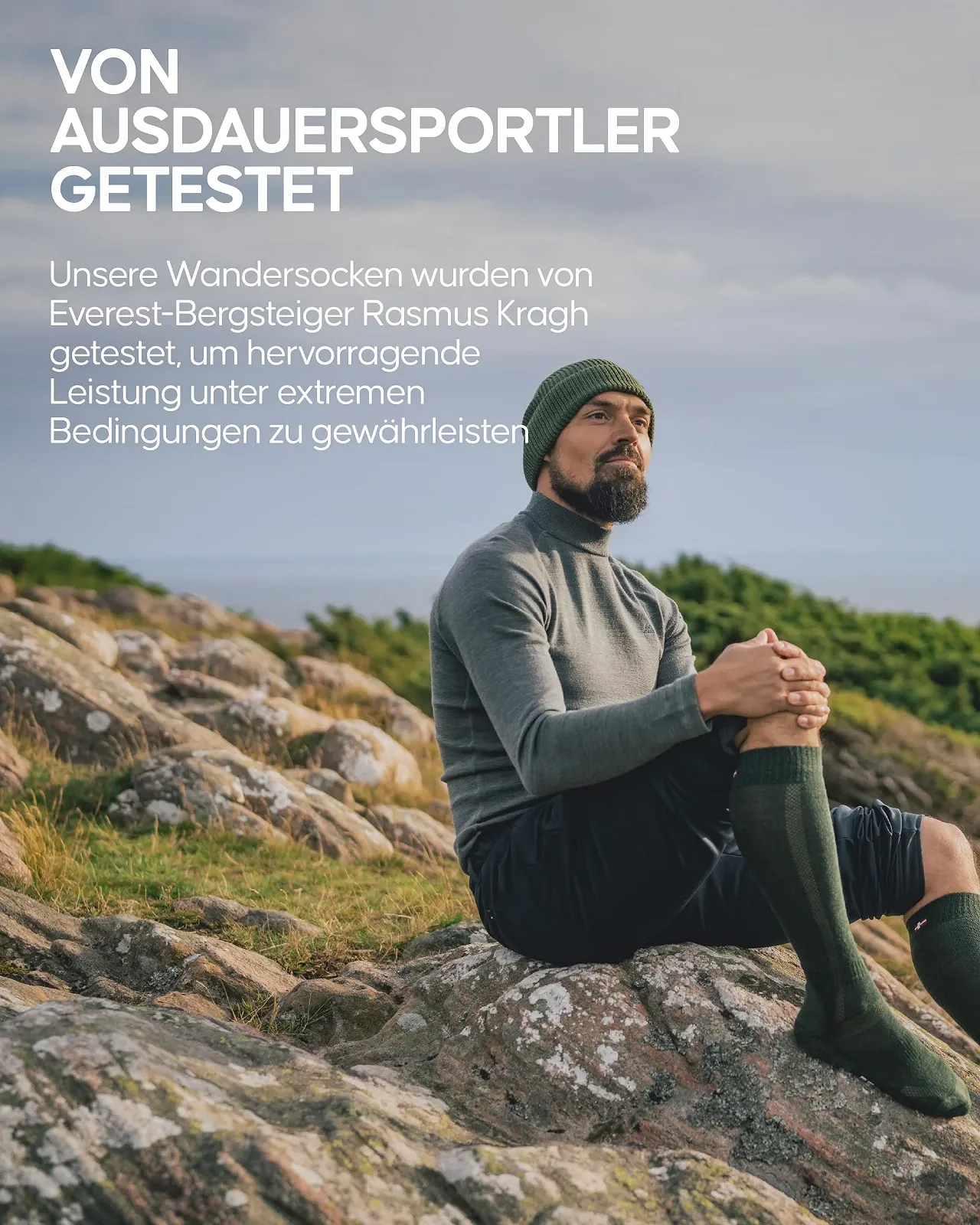 Высокие носки для хайкинга из мериносовой шерсти DANISH ENDURANCE, Длинные термоноски из шерсти, Зимние высокие носки, Носки для Октоберфеста, С смягчением и защитой от волдырей, Унисекс, для мужчин и женщин, 1 или 3 пары, фото №5