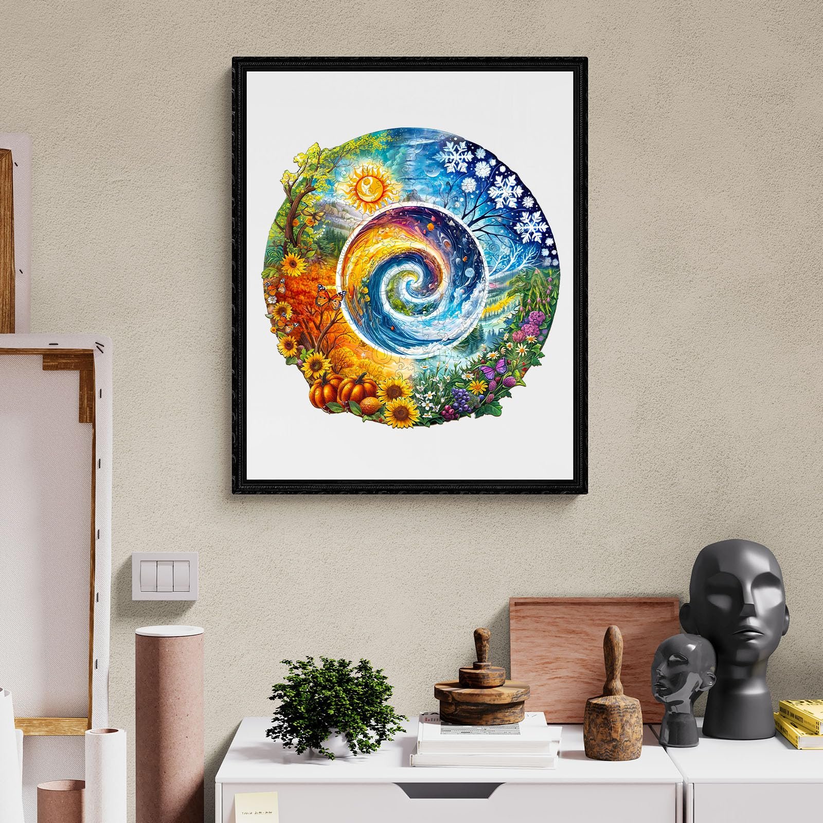 Деревянный пазл Funnli Life Years 285 элементов в деревянной коробке 34 x 33.8 см, фото №7 Деревянный пазл Funnli Life Years 285 элементов в деревянной коробке 34 x 33.8 см, фото №7