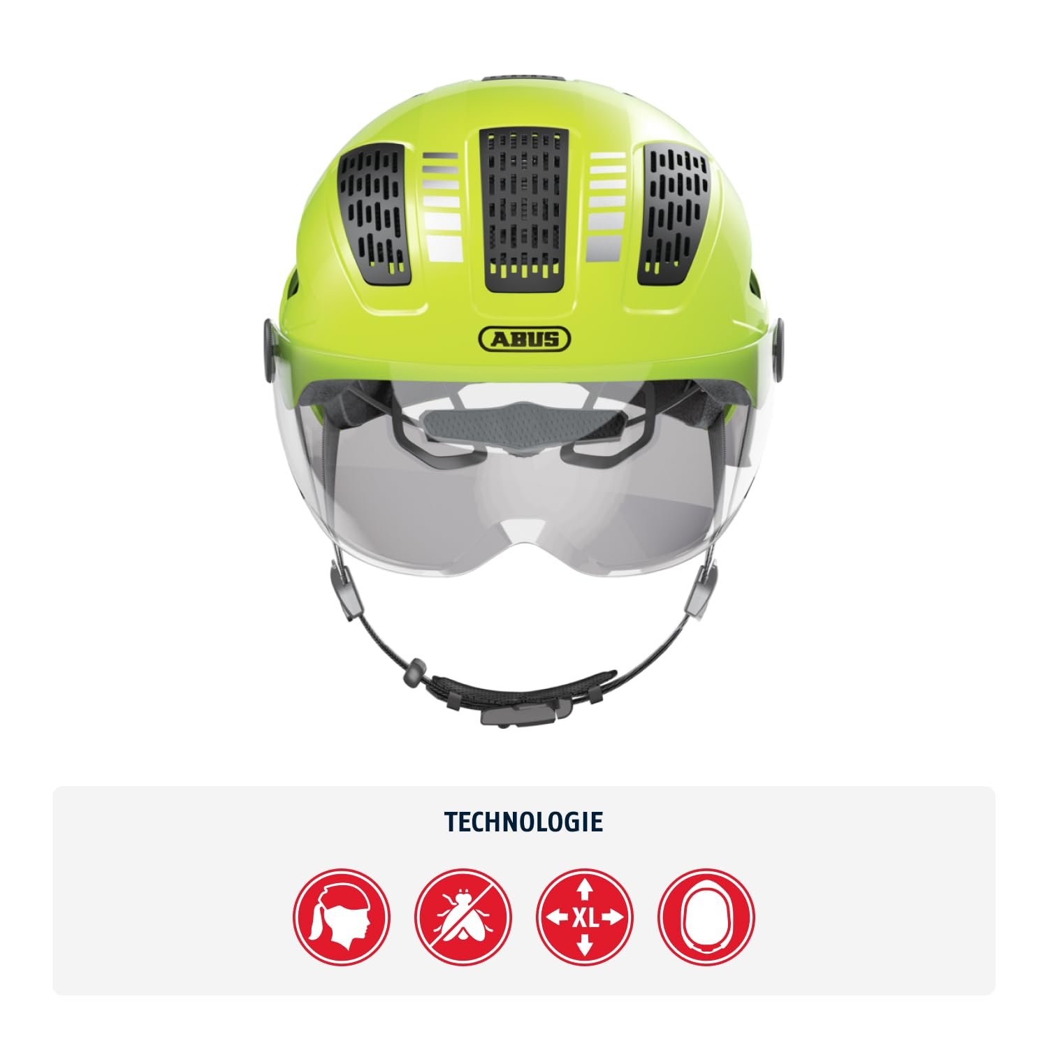 Шлем Abus Hyban 2.0 Ace Городской Велосипедный с козырьком, с подсветкой и твердой оболочкой из ABS для мужчин и женщин, фото №2