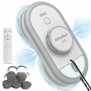 Робот для мойки окон AlfaBot X8, электрический, автоматический распылитель воды, резервуар для воды 50 мл - Фото 1