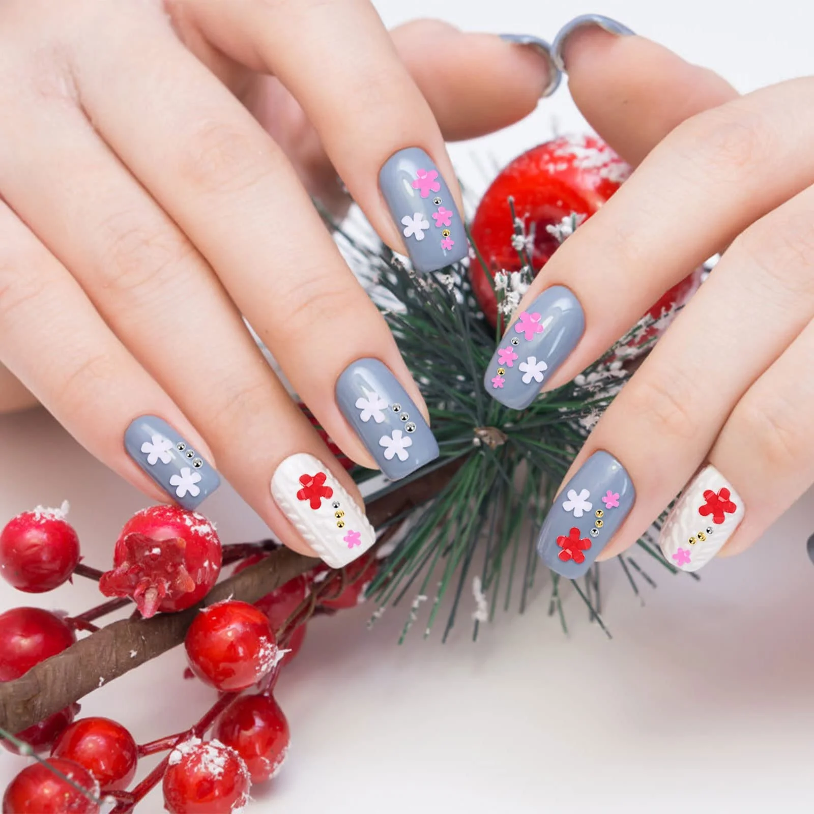 Підвіски для нігтів Квіти, фото №9