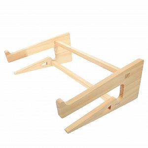 Подставка для ноутбука Veemoon Деревянная Портативная Подставка для ноутбука для эргономичного положения и отвода тепла, совместимая с ноутбуками 14,8-17,6 дюймов - Фото 1