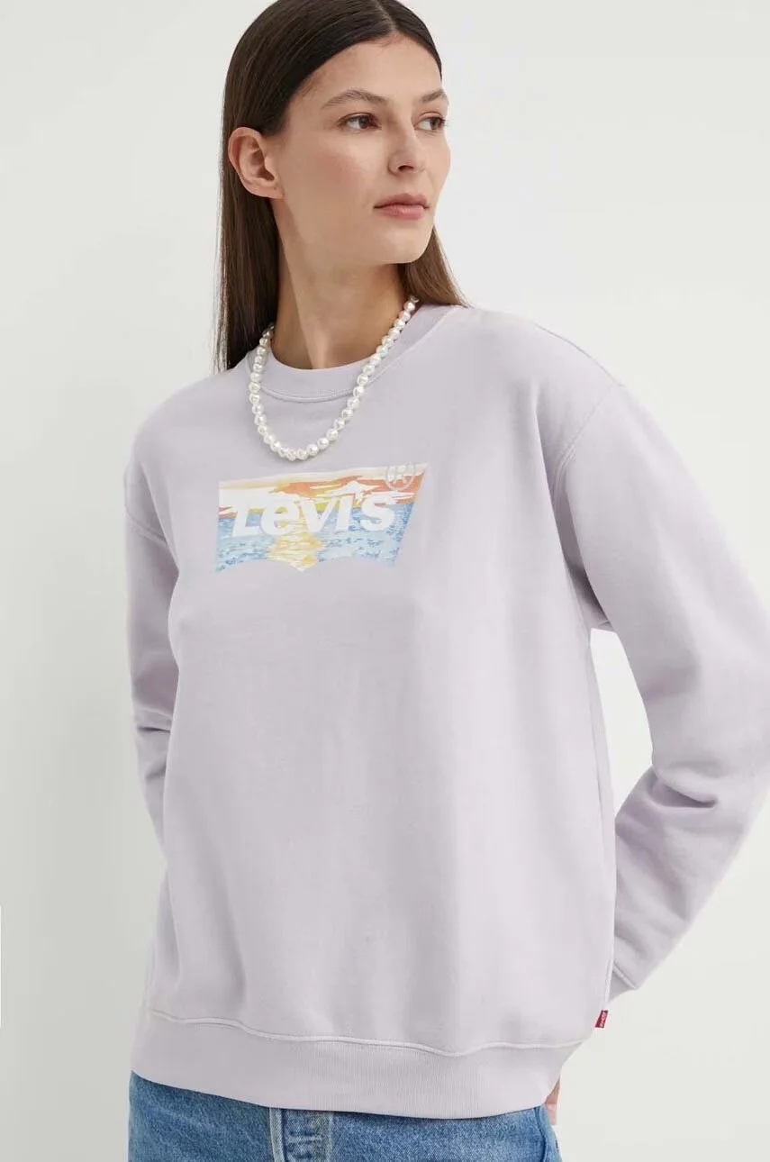 Жіночий світшот Levi's Graphic Everyday Crew у чарівному відтінку Lavender - XS, фото №1 Жіночий світшот Levi's Graphic Everyday Crew у чарівному відтінку Lavender - XS, фото №1