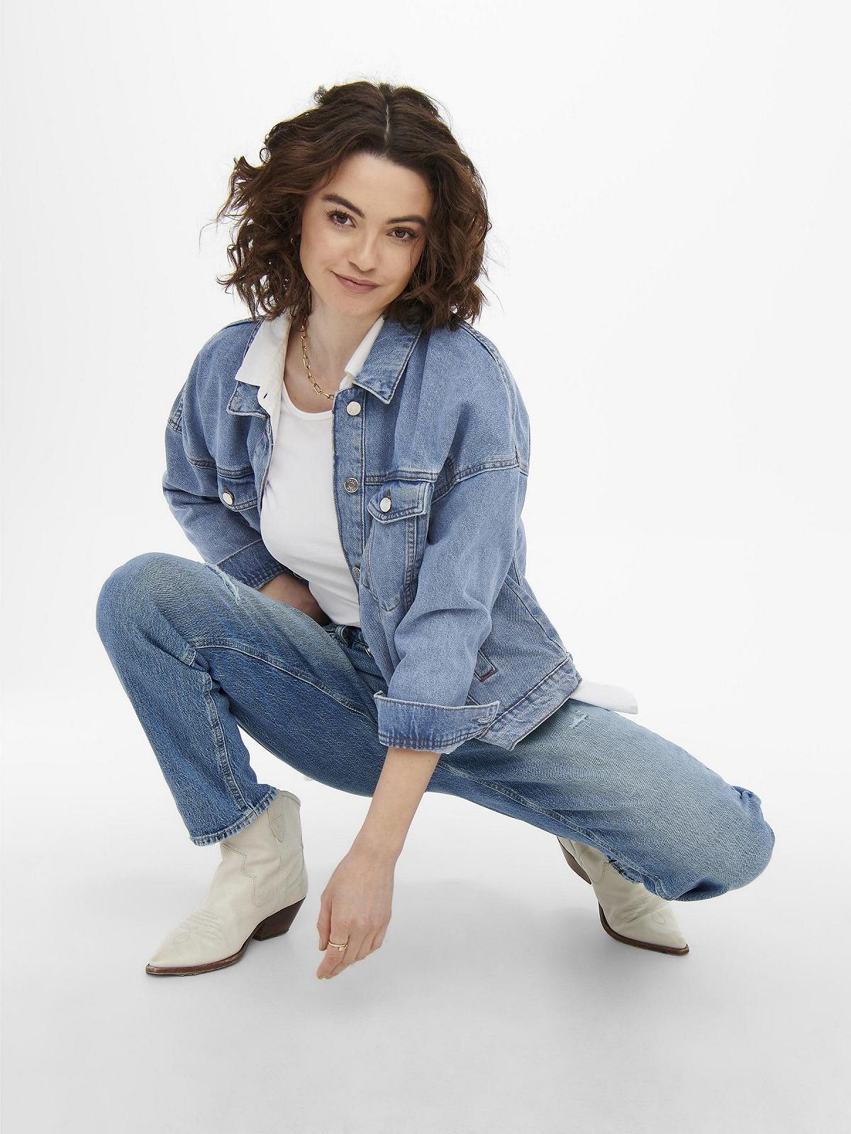 Жіноча Джинсова Куртка ONLY Onlsafe Caroline Oversize DNM Jacket Noos, фото №5