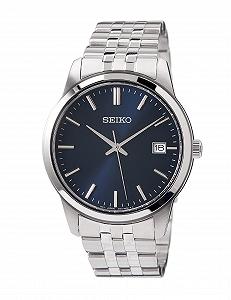 Чоловічий кварцовий годинник Seiko з нержавіючої сталі з браслетом з нержавіючої сталі - Фото 1