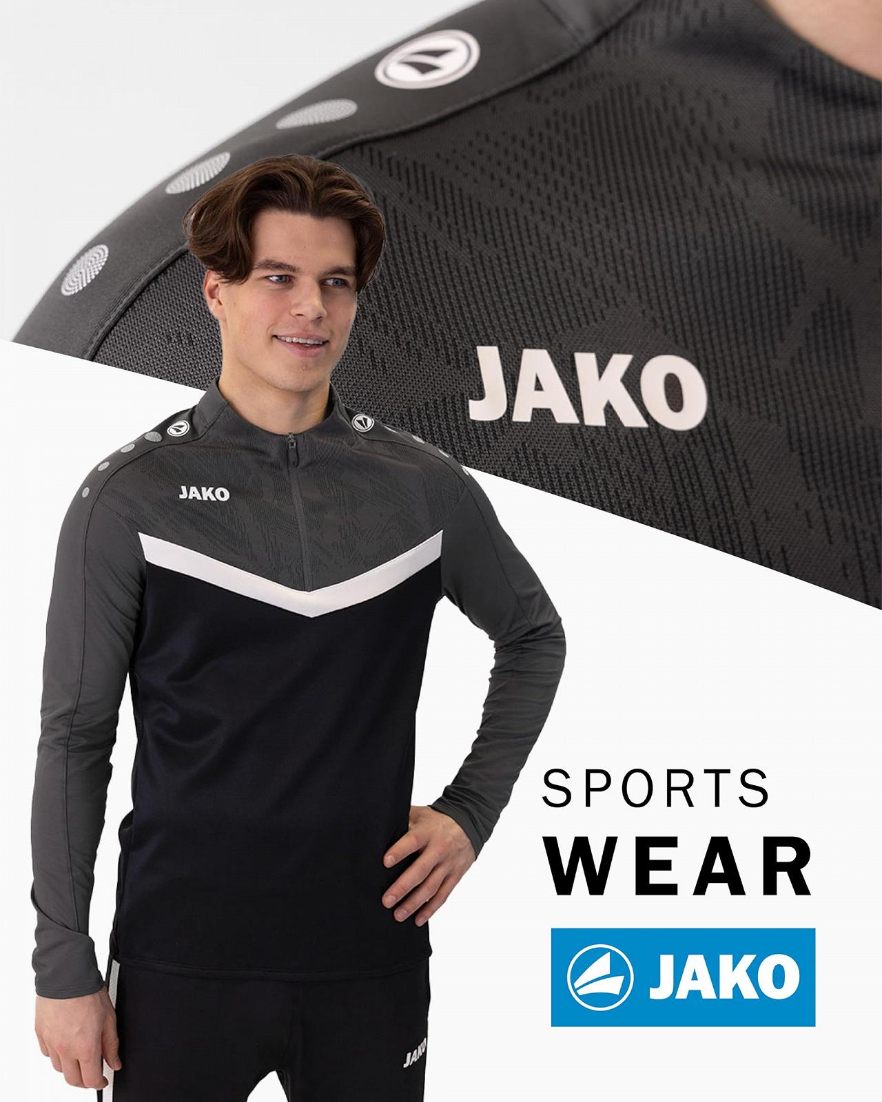 Кофта з блискавкою JAKO Iconic Дитяча, фото №2