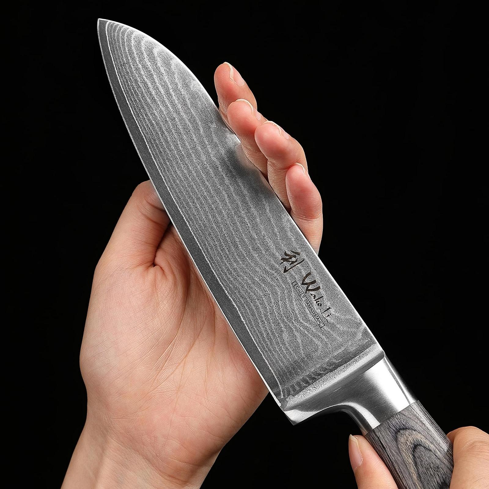 Набор из 4 дамасских ножей Wakoli VG-10, фото №9