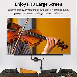 HDMI донгл AT-Mizhi Wireless 4K HDR, приймач бездротового дисплея, підтримка Miracast / DLNA / Airplay для Android / iOS / Windows / Mac OS / монітор / проєктор synthetic.ua - Фото 1