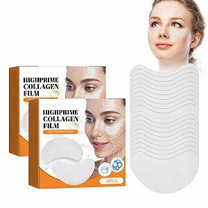 Плівка колагенова розчинна, пачка з 20 штук, маска для обличчя для пружності шкіри Highprime - Фото 1