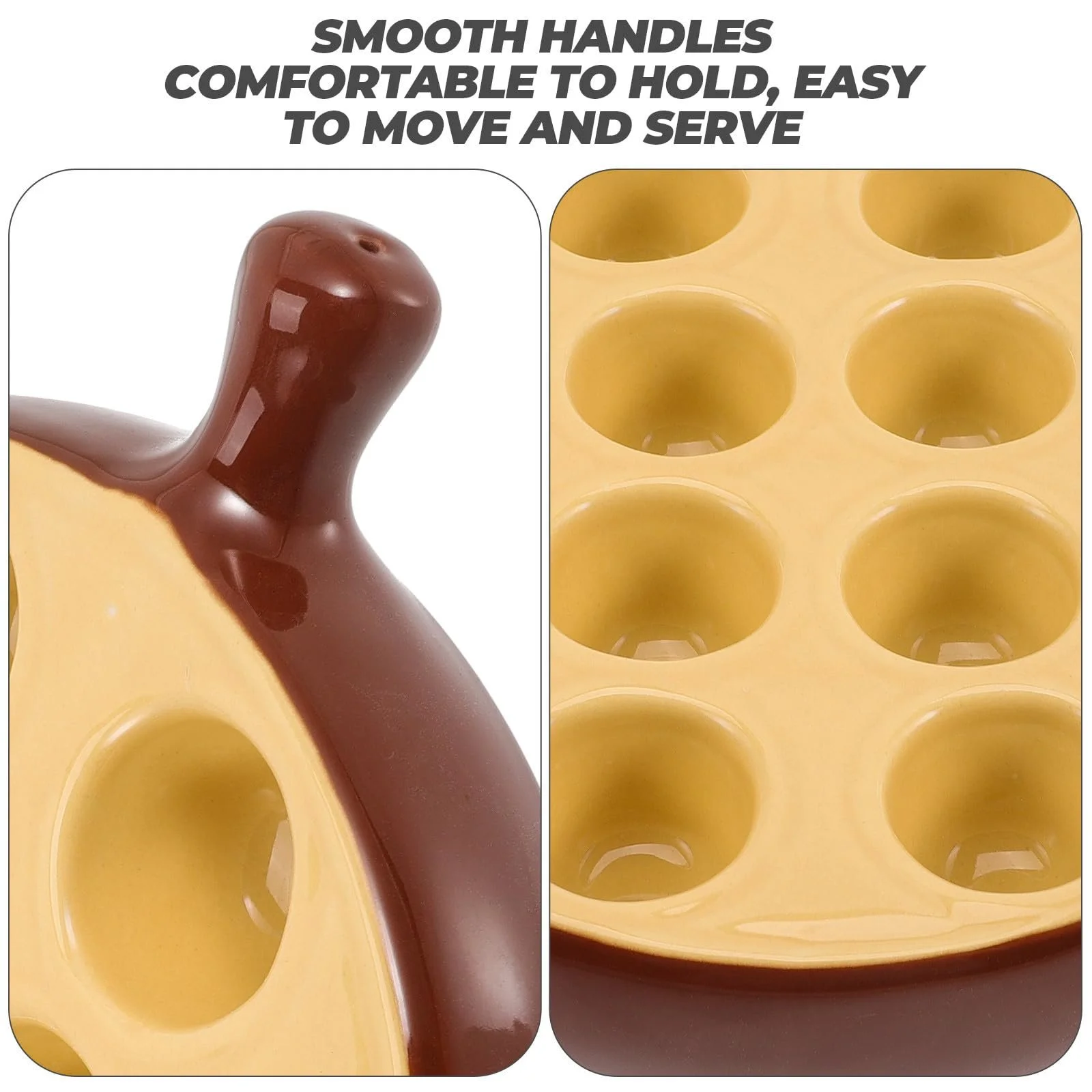 Форма для улиток Keramik 12-луночная с ручками, фото №5 Форма для улиток Keramik 12-луночная с ручками, фото №5