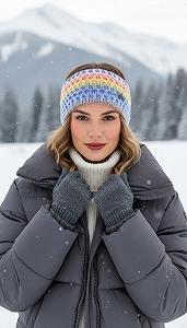 Пов'язка на голову Eisglut Junipel Жіноча, Білий, Універсальний розмір - Фото 1