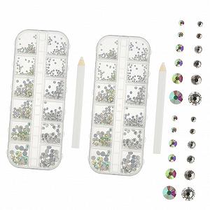 Блискітки 3D Ipetboom, 1 набір, плоске скло - Фото 1