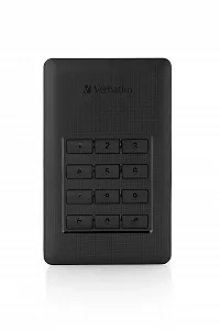 Внешний HDD Verbatim Store 'n' Go Secure 53401 1 ТБ USB 3.1 Keypad Access Black - Фото 1