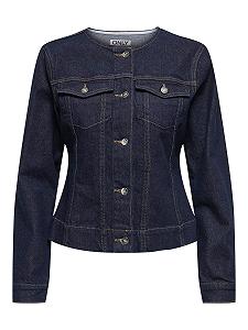 Джинсовая куртка ONLY ONLPARIS LS FITTED DNM JKT MAE Женская Голубая - Фото 1