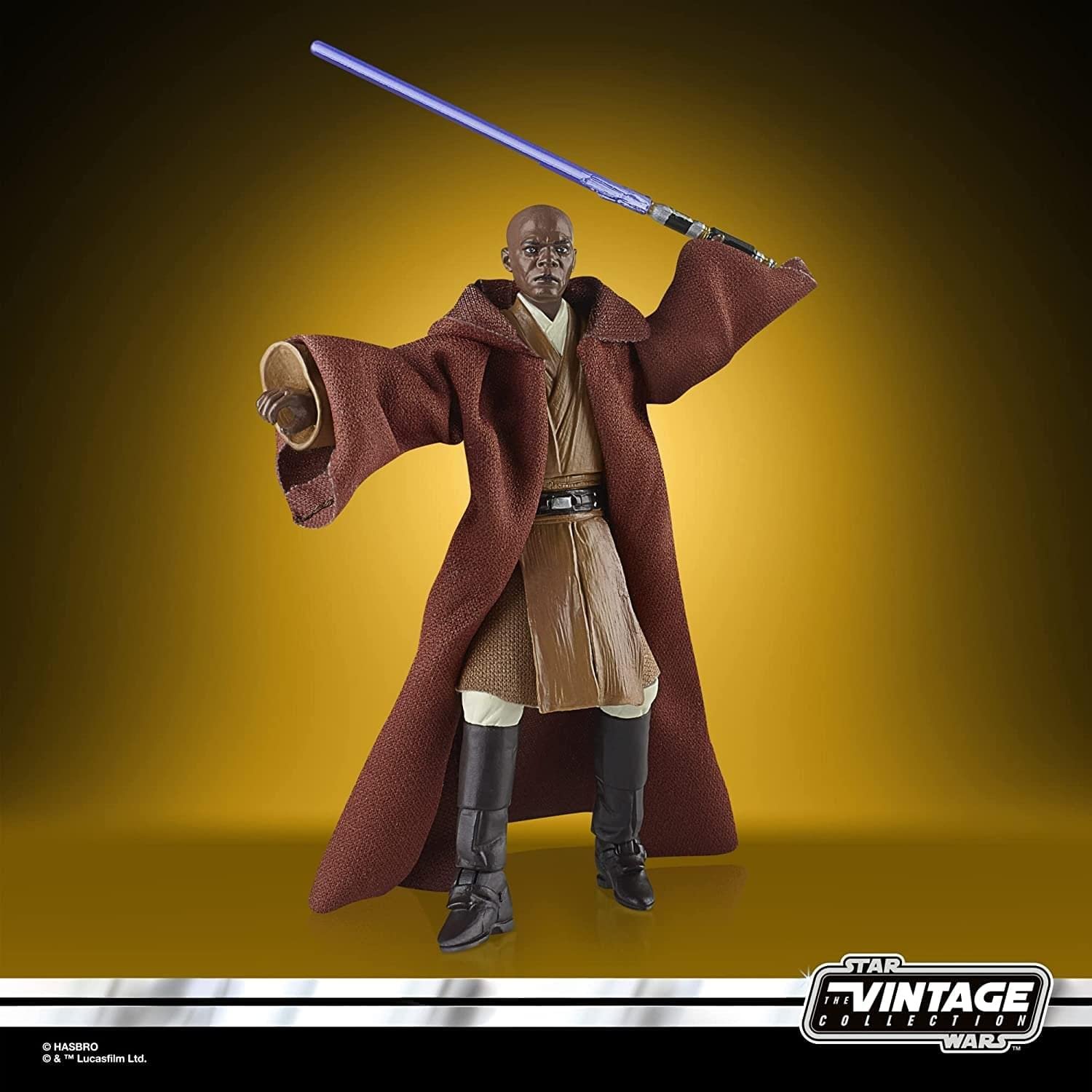 Фігурка Hasbro Star Wars Vintage Collection Мейс Вінду VC35, 9,5 см, Star Wars: Атака клонів, багатокольорова, фото №3