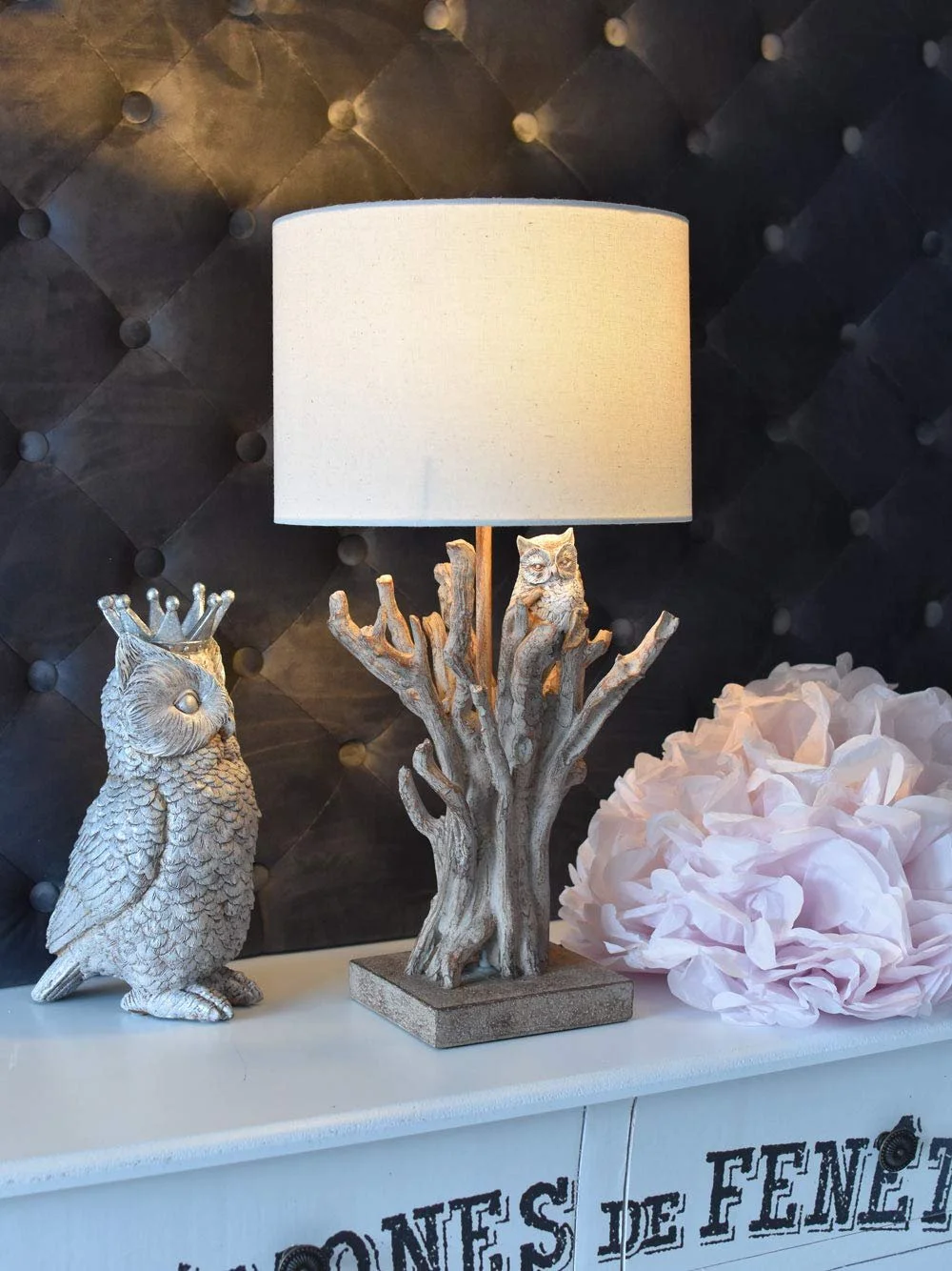 Настольная лампа Palazzo Bergütte cw201 50 см без лампы Эффект дерева, фото №3