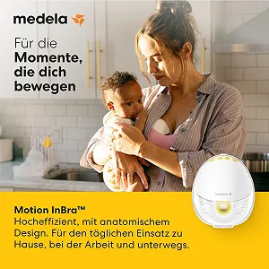 Портативний електричний молоковідсмоктувач Medela Motion InBra з сумкою для зберігання, USB-C synthetic.ua - Фото 1