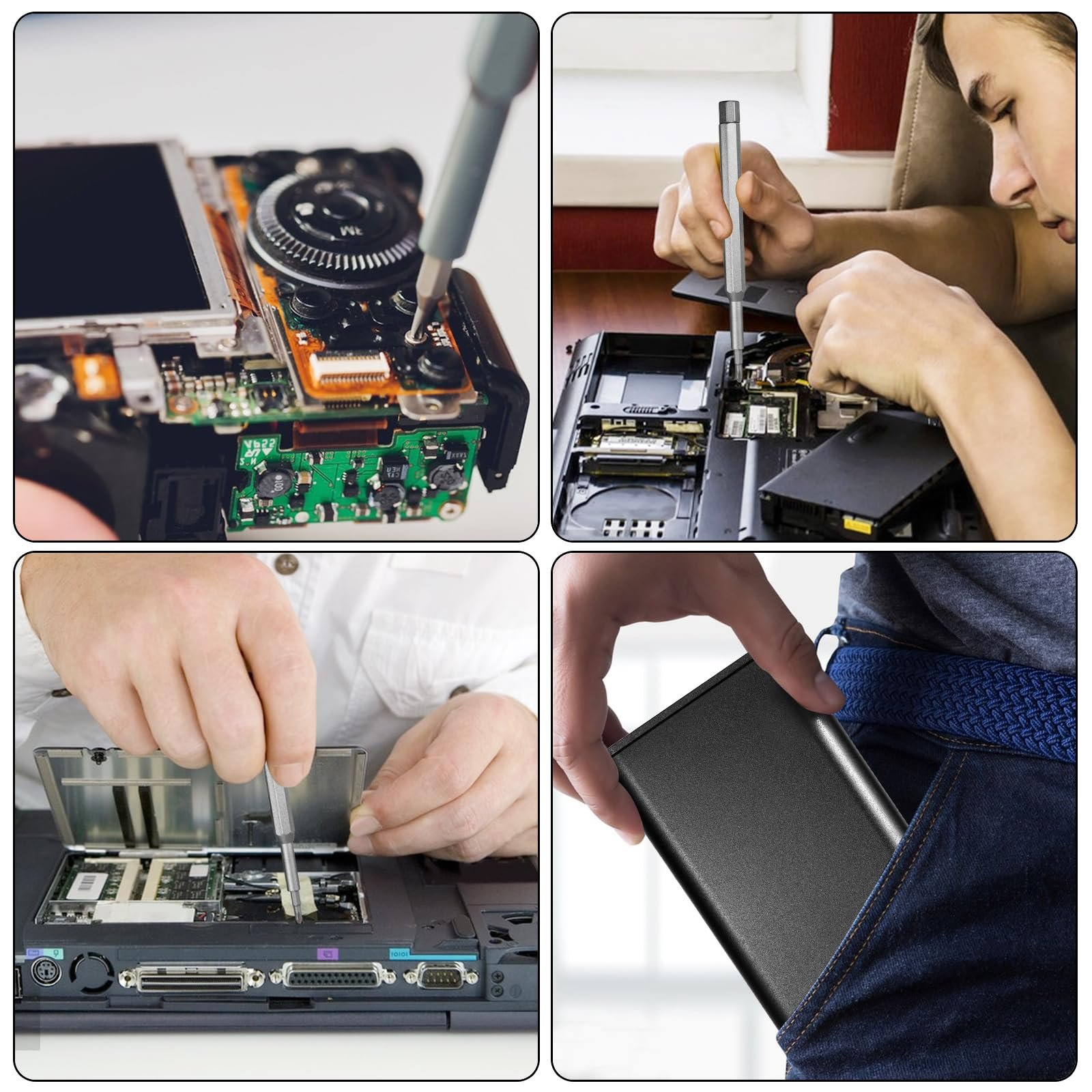 Набор отверток Mini 9 аксессуаров с прецизионными отвертками Torx T5 T6 T8 T9 T10, фото №6