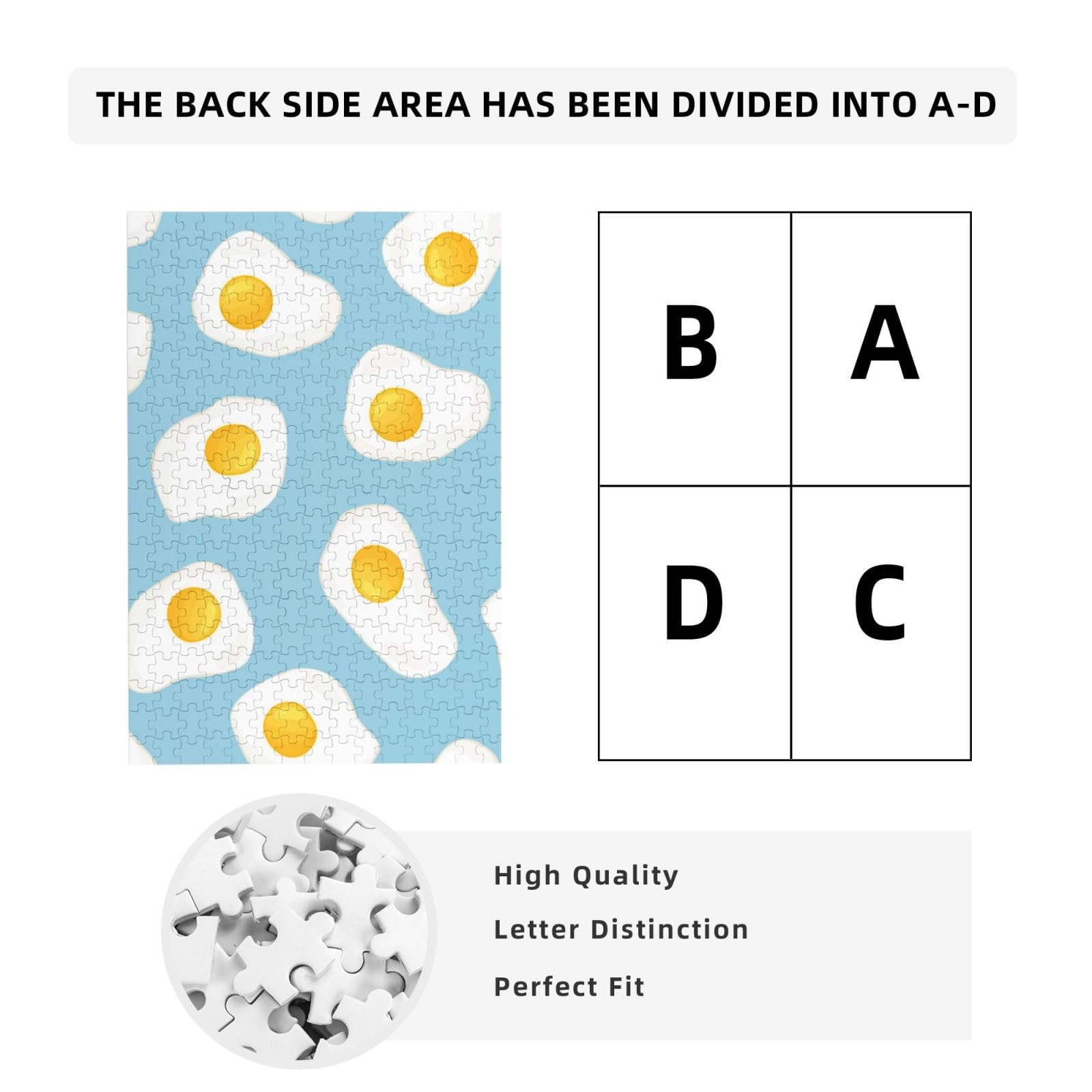 Пазл Spiegeleier Seamless Pattern 300 елементів 28 x 40 см Дерев'яний, фото №6 Пазл Spiegeleier Seamless Pattern 300 елементів 28 x 40 см Дерев'яний, фото №6