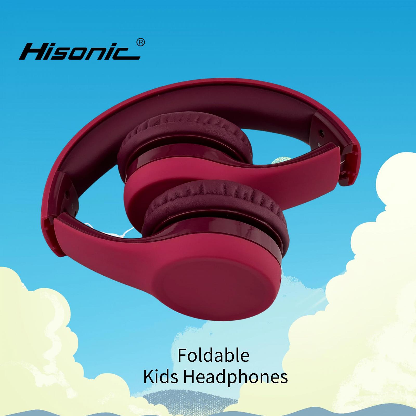 Навушники hisonic для дітей від 3 років, легкі навушники з обмеженням гучності, функція спільного прослуховування музики, мікрофон регульована дитяча гарнітура для хлопчиків і дівчаток (Dark, фото №6 Навушники hisonic для дітей від 3 років, легкі навушники з обмеженням гучності, функція спільного прослуховування музики, мікрофон регульована дитяча гарнітура для хлопчиків і дівчаток (Dark, фото №6