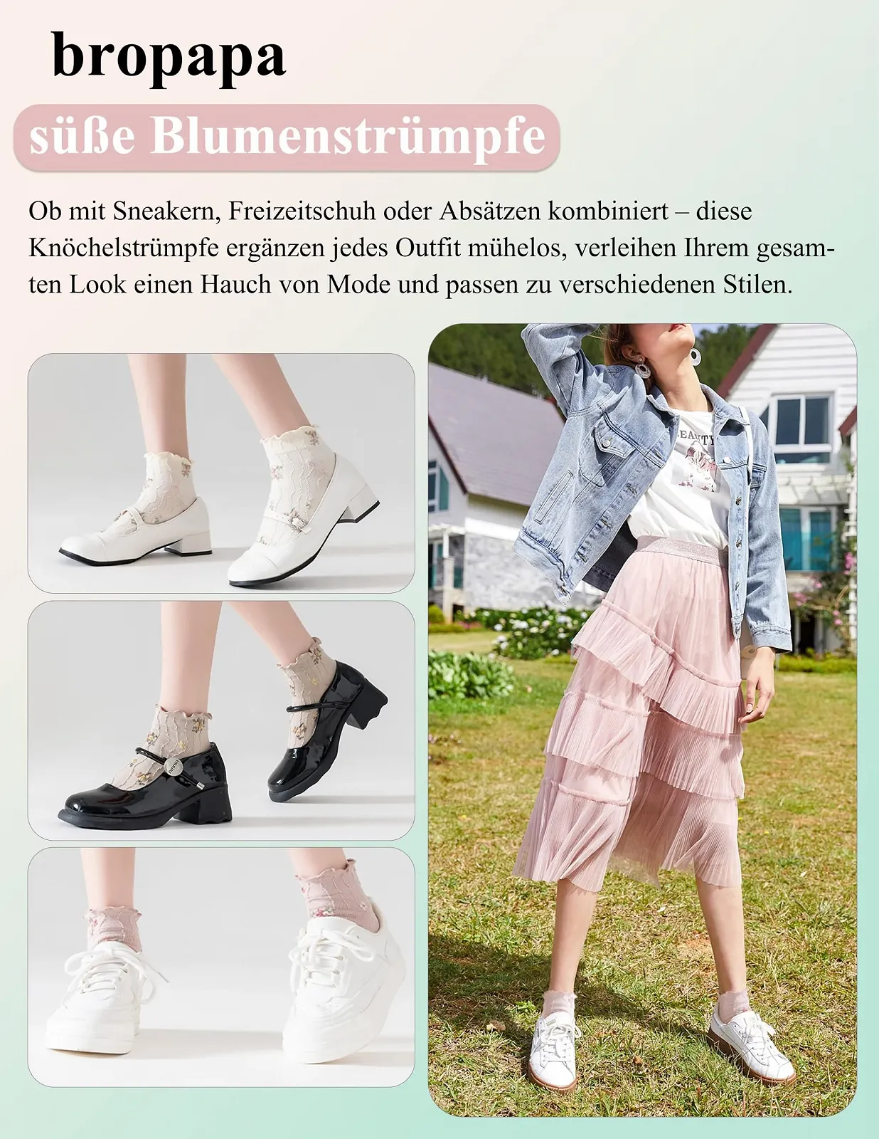 Жіночі шкарпетки з рюшами, 6 пар, фото №3 Жіночі шкарпетки з рюшами, 6 пар, фото №3