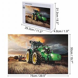 Пазл Tractor 1000 елементів Дерев’яний 75 x 50 см - Фото 1