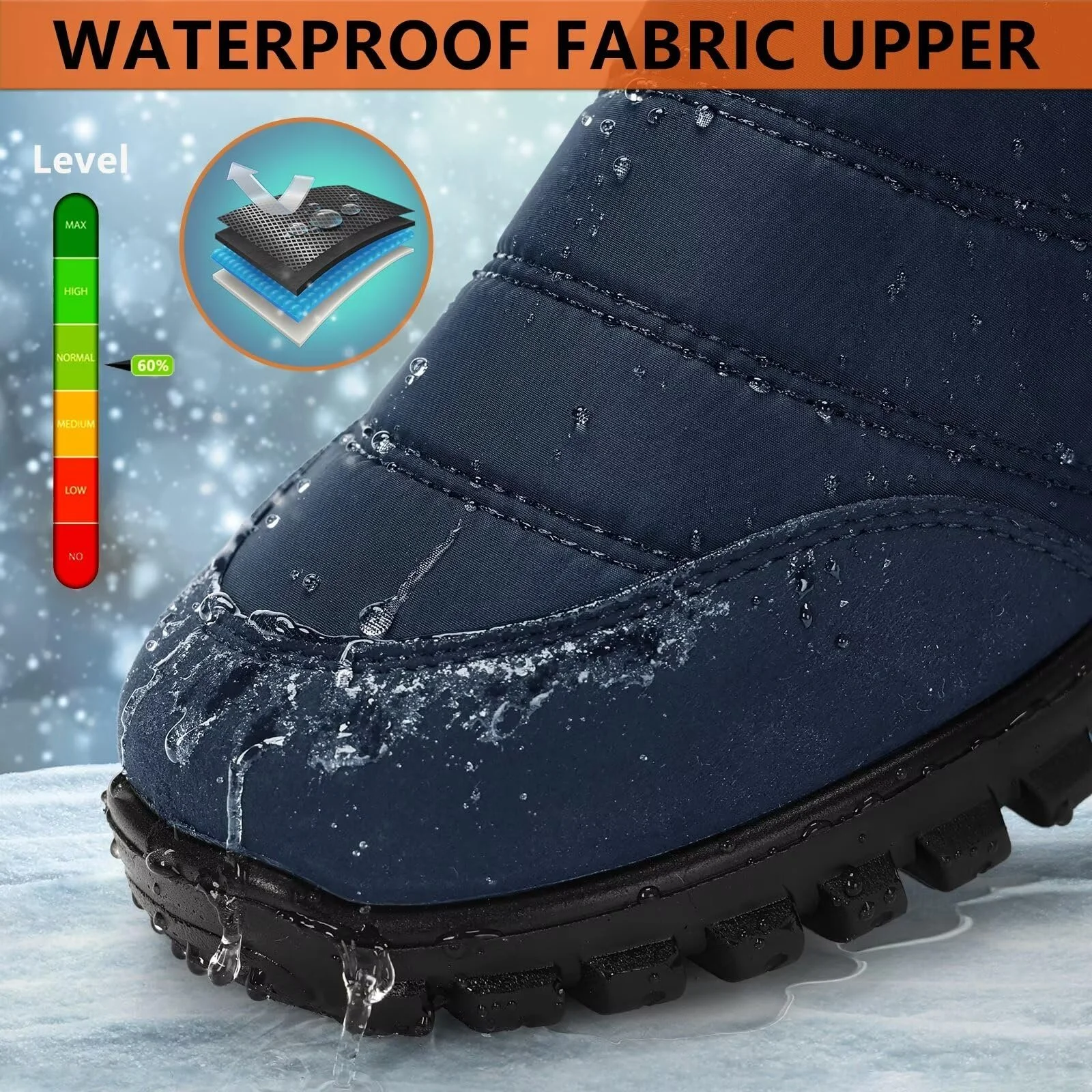 Чоловічі зимові черевики CHDDHX утеплені, фото №3