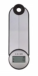 Ваги кухонні цифрові CAMRY Складні 5 кг LCD дисплей Silver-Black - Фото 1