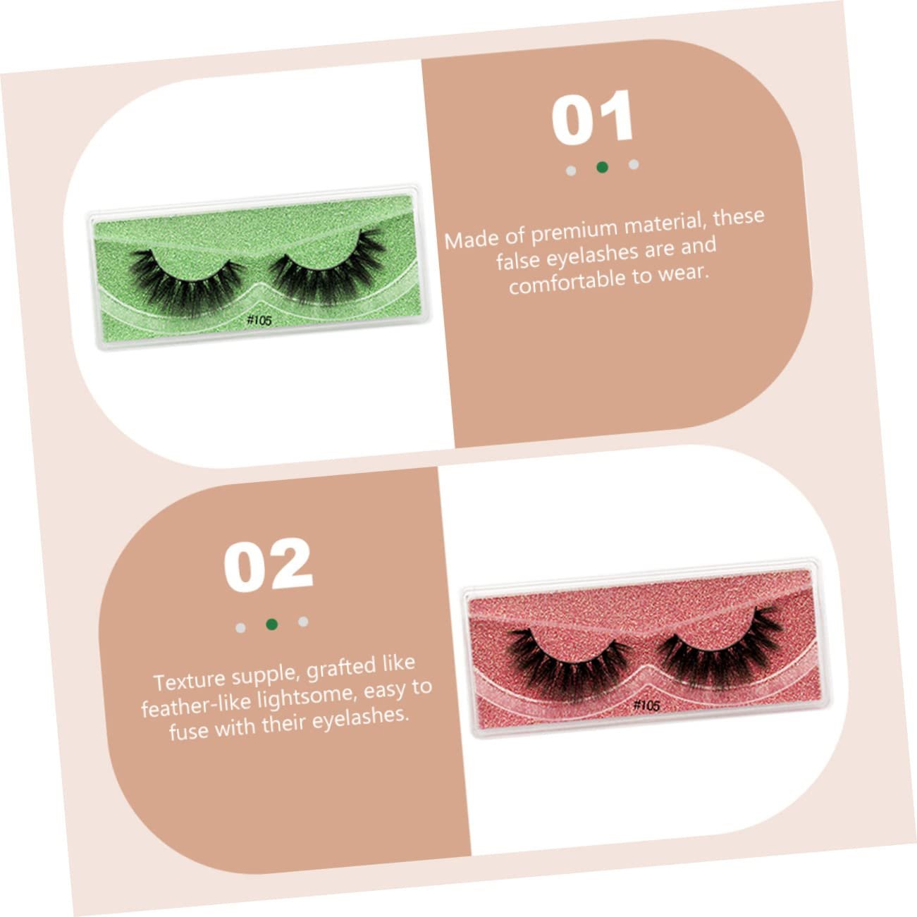 Накладні вії Angoily 5D Magnetisch Suite Натуральні, фото №5