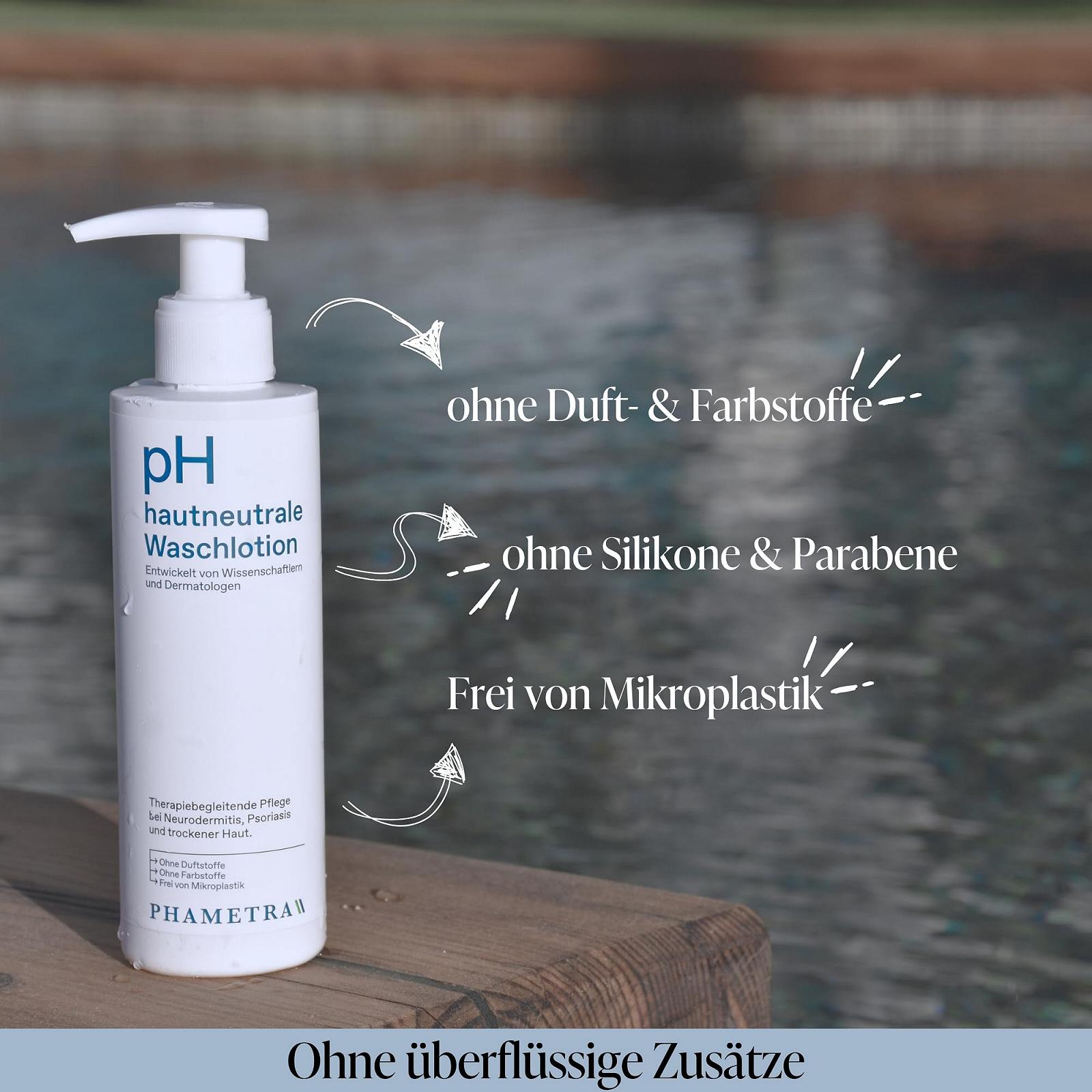 Лосьон для мытья Phametra pH Neutral медицинский для чувствительной кожи 200 мл, фото №4