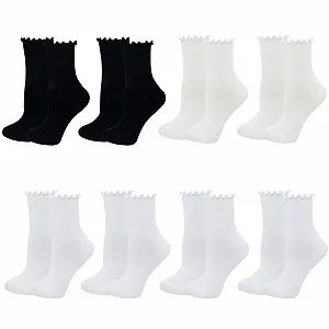 Шкарпетки з рюшами, Набір з 8 пар шкарпеток з рюшами, Жіночі - Фото 1