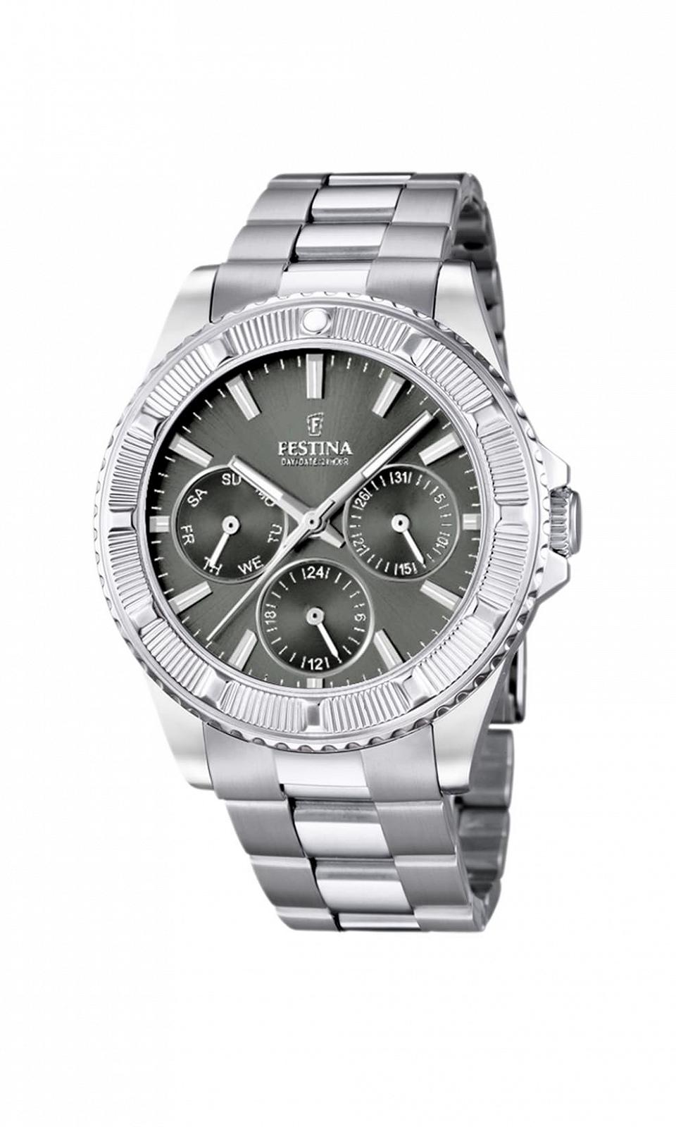 Женские часы Festina F16690/8 Outlet Корпус из нержавеющей стали Серебристый браслет из нержавеющей стали, фото №1