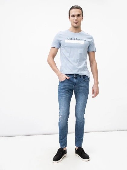 Футболка Tom Tailor 1030693XX1215159 Голубой 2XL, фото №4