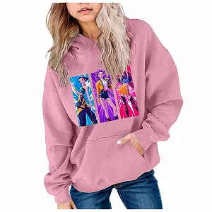 Худі з капюшоном з аніме-принтом synthetic.ua - Фото 1