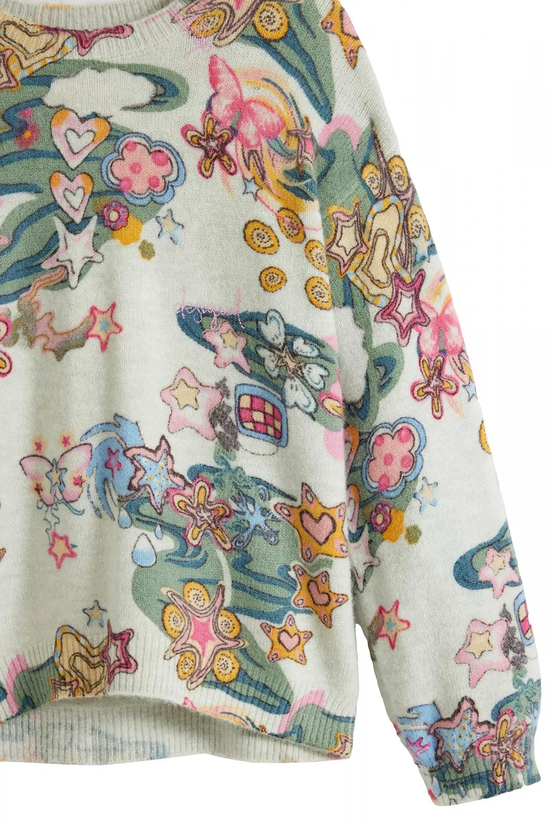 Толстовка Desigual Kinder 25wgjf06 Unisex, фото №3