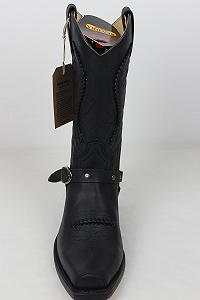 Мотоботы Biker Sendra Boots 3434 Черные synthetic.ua - Фото 1