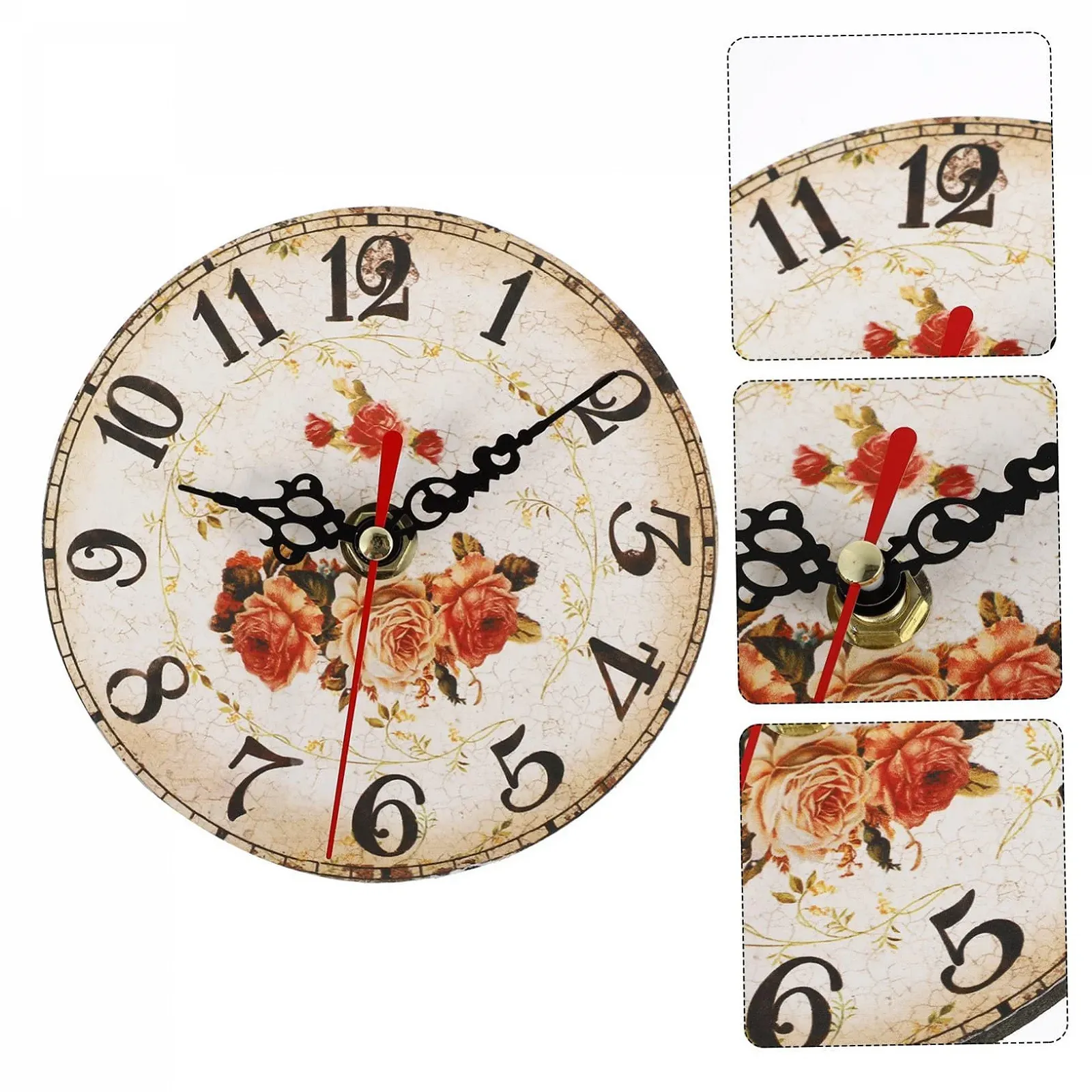 Годинник дерев'яний орнамент FUNOMOCYA, дерев'яний, прикраса для столу, фото №7 Годинник дерев'яний орнамент FUNOMOCYA, дерев'яний, прикраса для столу, фото №7